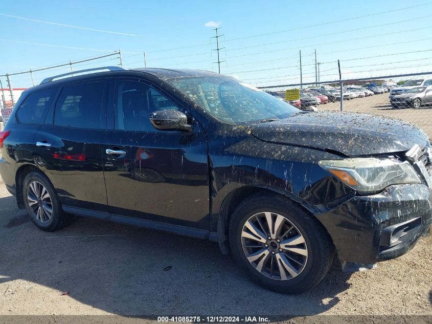 2017 Nissan Pathfinder Sv VIN: 5N1DR2MN8HC904192 Lot: 41085275