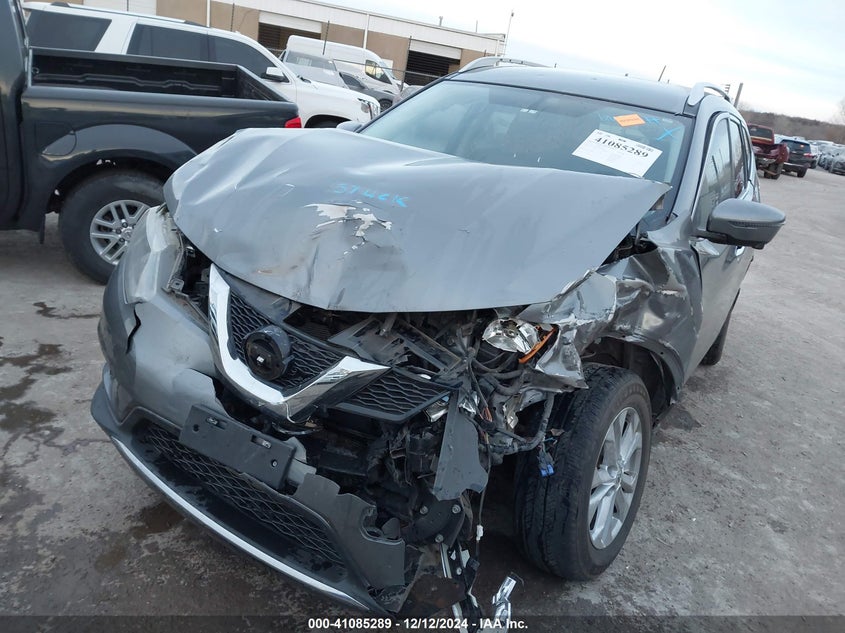 2016 NISSAN ROGUE S/SL/SV - KNMAT2MV9GP593209
