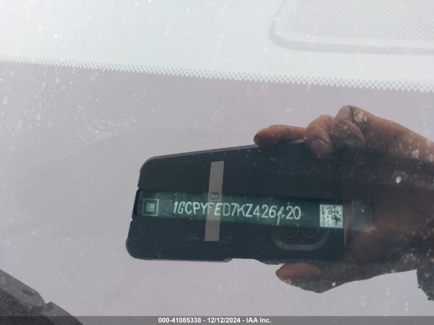 2019 Chevrolet Silverado 1500 - 1GCPYFED7KZ426420