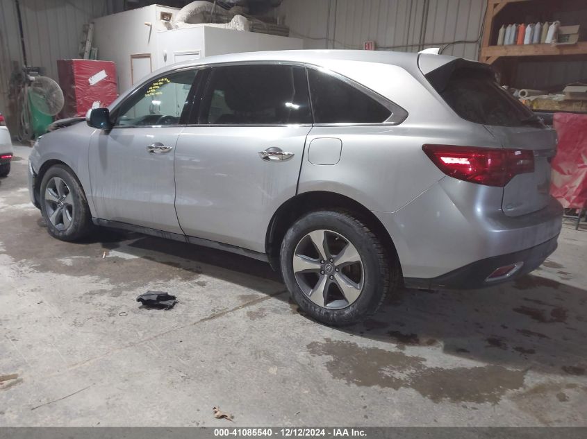 VIN 5FRYD4H22EB049776 2014 Acura MDX no.3