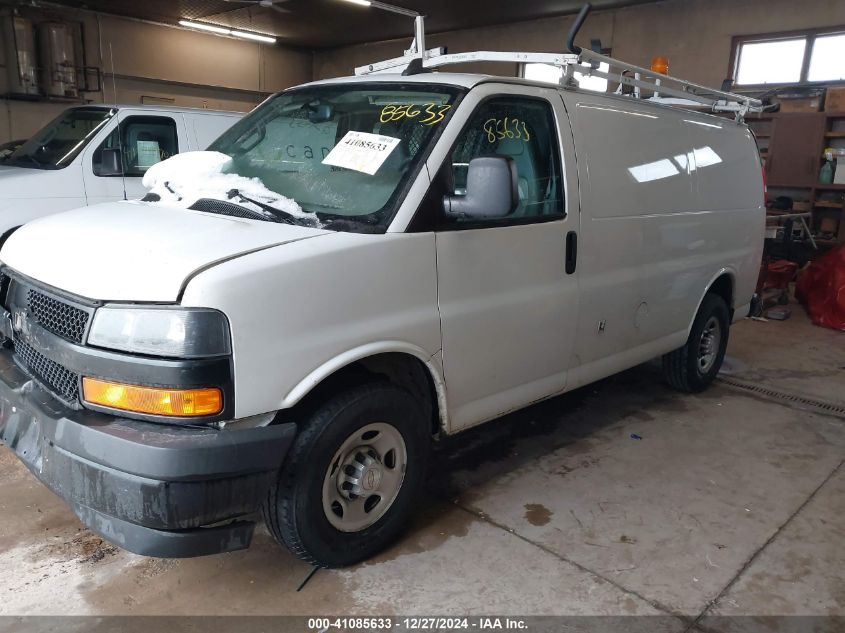 VIN 1GCWGAFP9K1159869 2019 Chevrolet Express 2500,... no.2