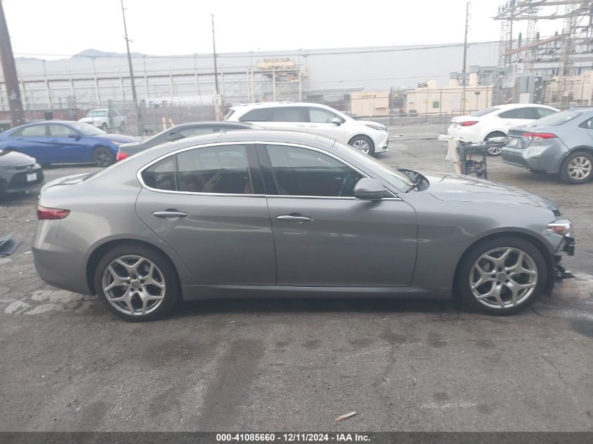 VIN ZARFAECN9J7578771 2018 Alfa Romeo Giulia, Ti Rwd no.14