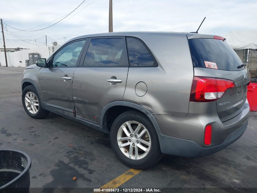 VIN 5XYKT3A64EG469629 2014 KIA SORENTO no.3