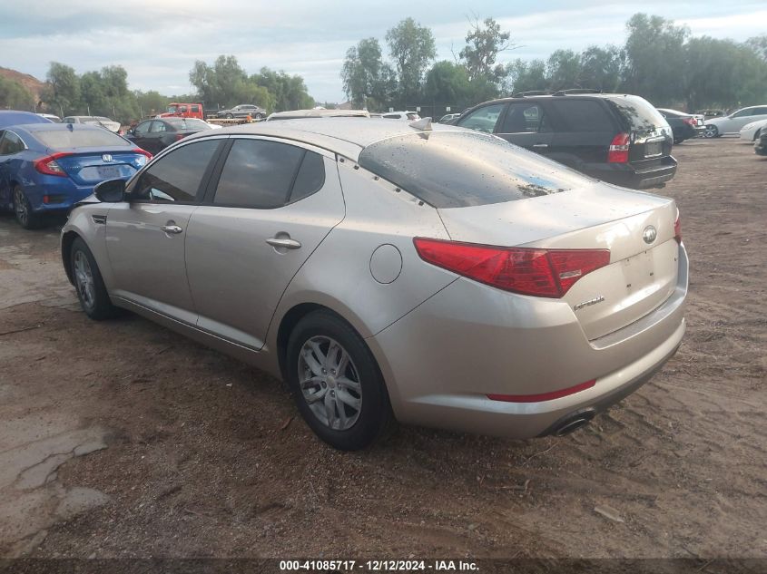 VIN KNAGM4A7XD5401549 2013 KIA OPTIMA no.3