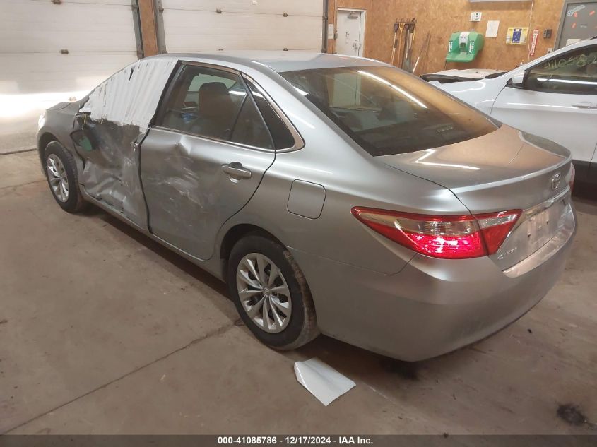 VIN 4T4BF1FK2GR569345 2016 Toyota Camry, LE no.3