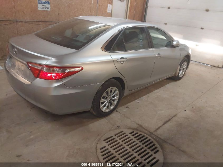 VIN 4T4BF1FK2GR569345 2016 Toyota Camry, LE no.4