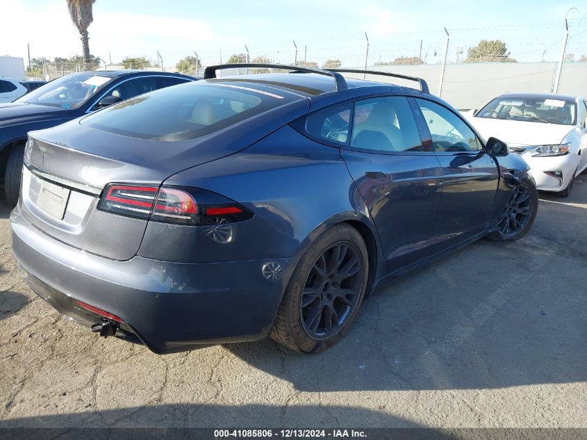 VIN 5YJSA1E50NF482719 2022 Tesla Model S, Dual Moto... no.4