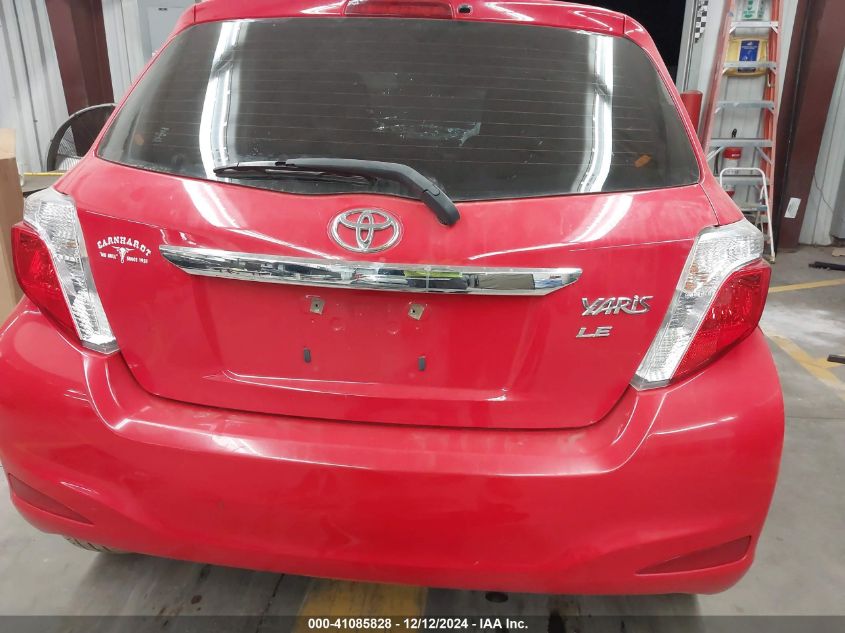 2012 Toyota Yaris Le VIN: JTDKTUD32CD537333 Lot: 41085828