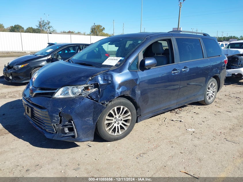 Vin: 5tdyz3dc1ls033749, lot: 41575949, toyota sienna xle 20202