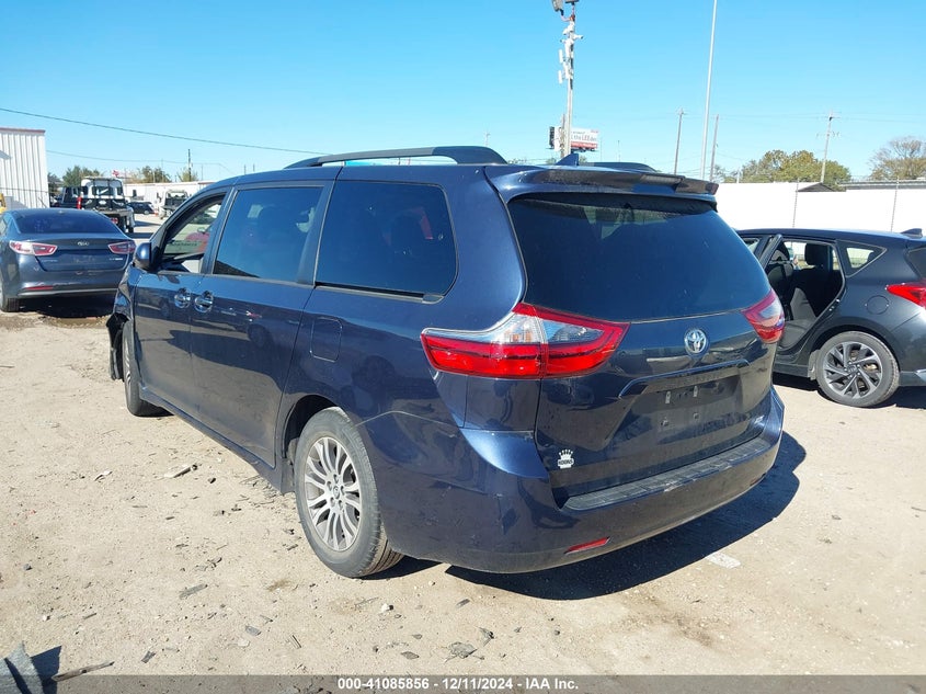 Vin: 5tdyz3dc1ls033749, lot: 41575949, toyota sienna xle 20203
