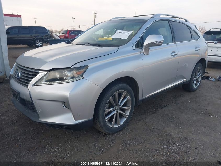 VIN JTJBC1BA4D2059054 2013 Lexus RX, 450H no.2