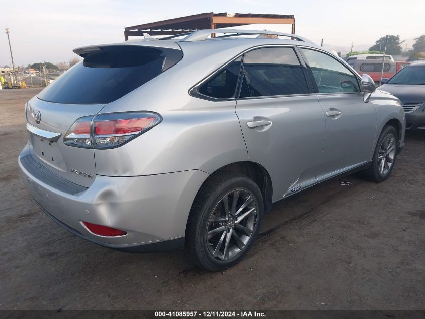 VIN JTJBC1BA4D2059054 2013 Lexus RX, 450H no.4