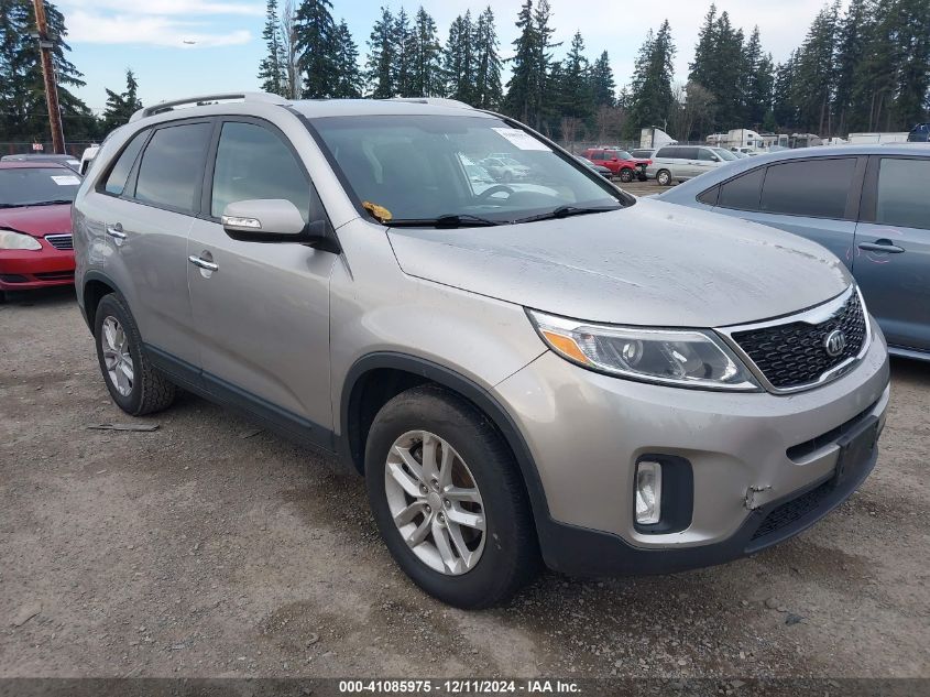 VIN 5XYKT4A68EG527716 2014 KIA Sorento, LX no.1