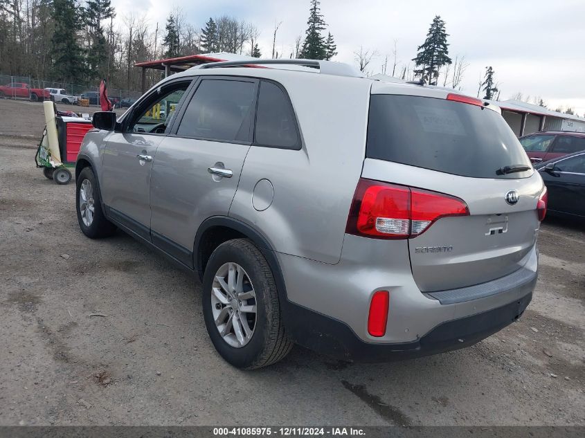 VIN 5XYKT4A68EG527716 2014 KIA Sorento, LX no.3