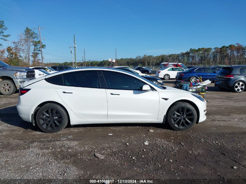 2022 Tesla Model 3 VIN: 5YJ3E1EB7NF114939 Lot: 41086017