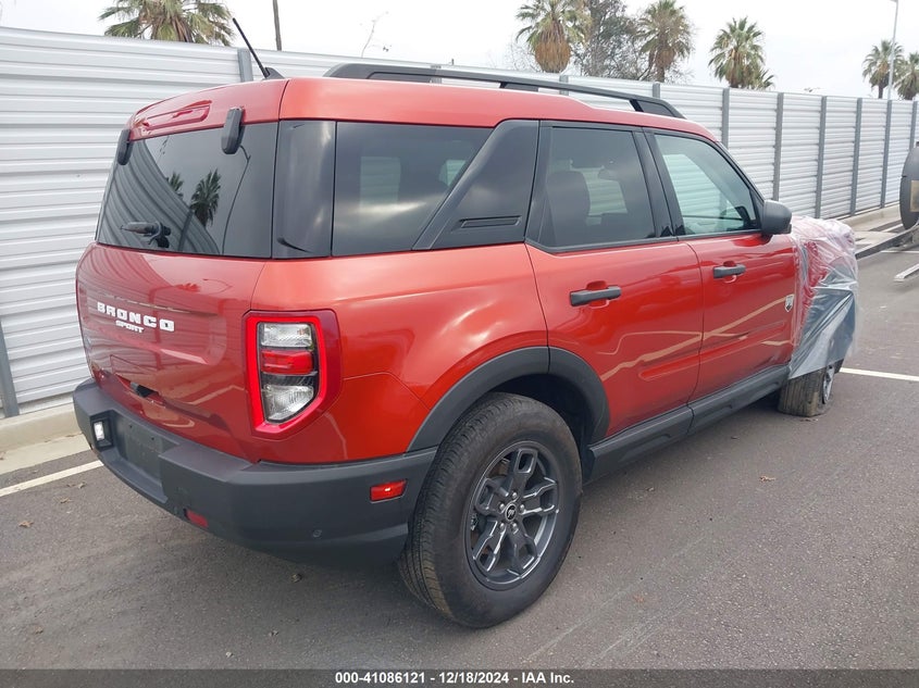 Vin: 3fmcr9b65pre22148, lot: 41576214, ford bronco sport big bend 20234