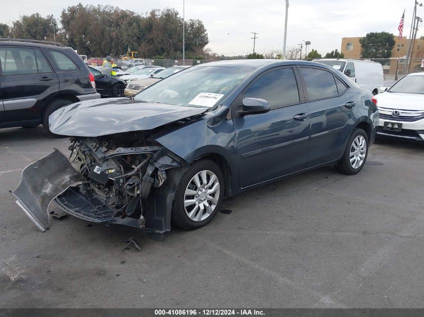 VIN 2T1BURHE3GC641371 2016 Toyota Corolla, LE no.2