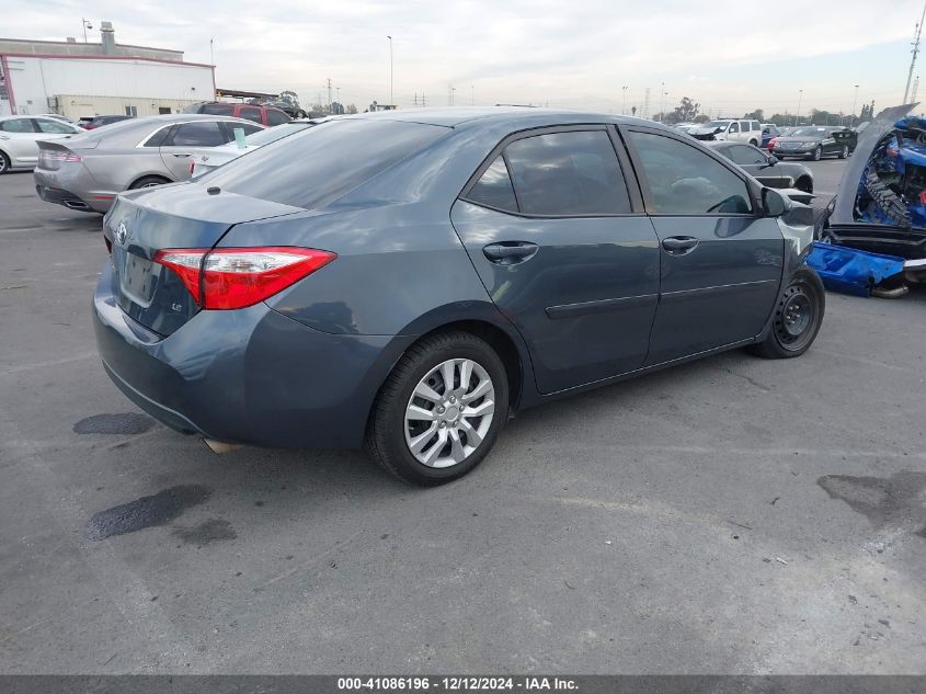 VIN 2T1BURHE3GC641371 2016 Toyota Corolla, LE no.4