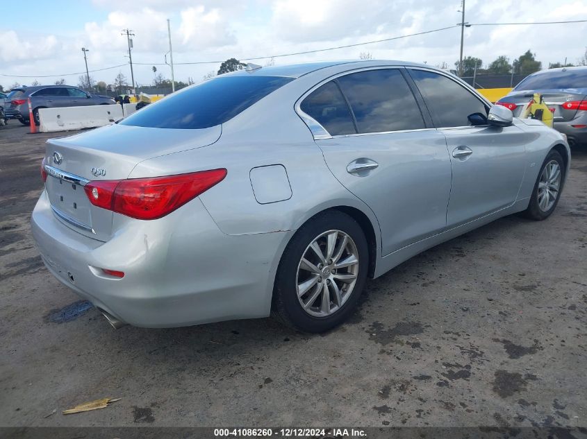 VIN JN1BV7AP2EM685118 2014 INFINITI Q50 no.4