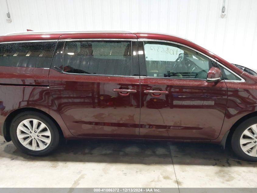 2016 Kia Sedona Ex VIN: KNDMC5C18G6128066 Lot: 41086372