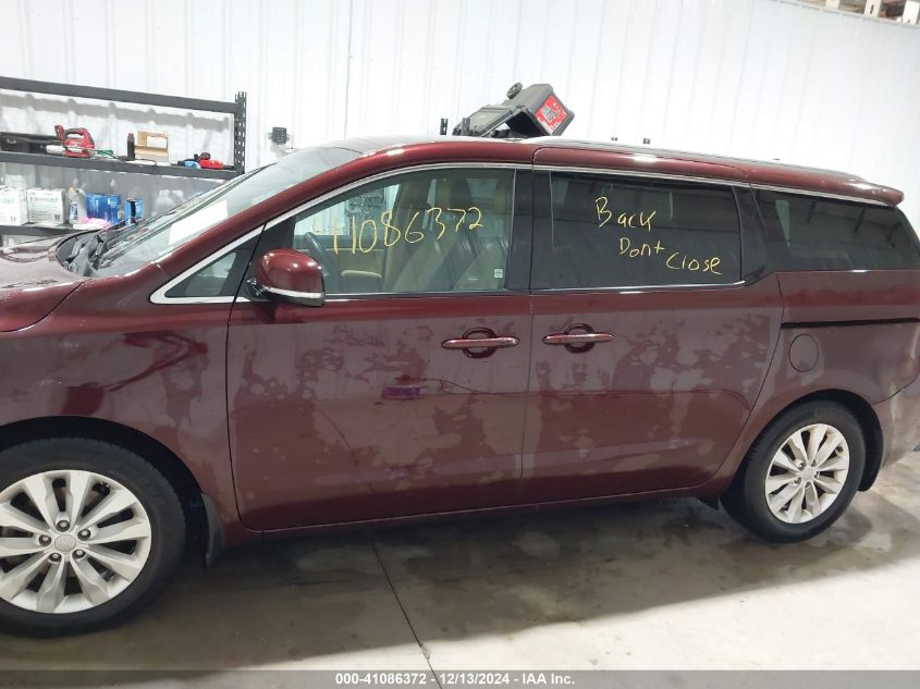 2016 Kia Sedona Ex VIN: KNDMC5C18G6128066 Lot: 41086372