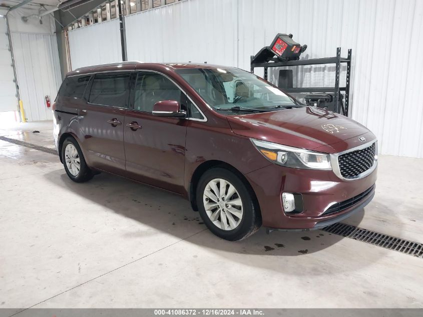 VIN KNDMC5C18G6128066 2016 KIA Sedona, EX no.1