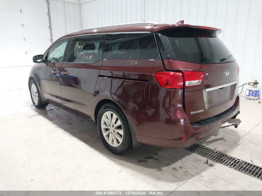 VIN KNDMC5C18G6128066 2016 KIA Sedona, EX no.3