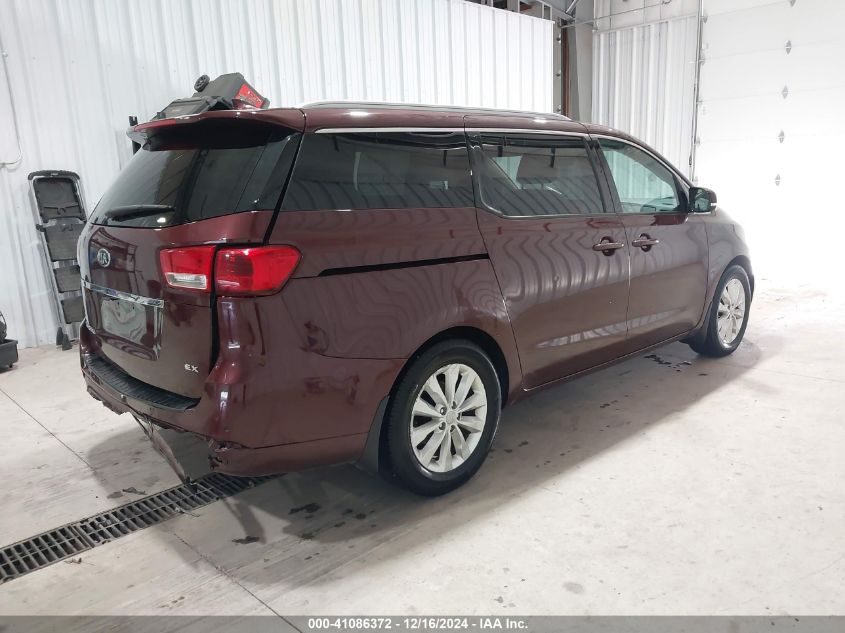 VIN KNDMC5C18G6128066 2016 KIA Sedona, EX no.4