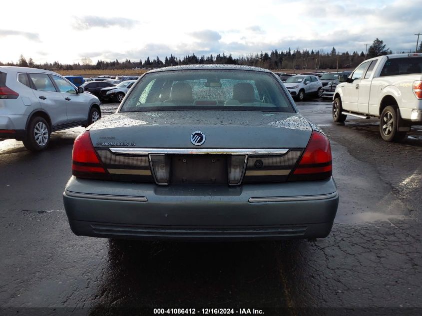 2006 Mercury Grand Marquis Ls VIN: 2MEFM75W56X630061 Lot: 41086412