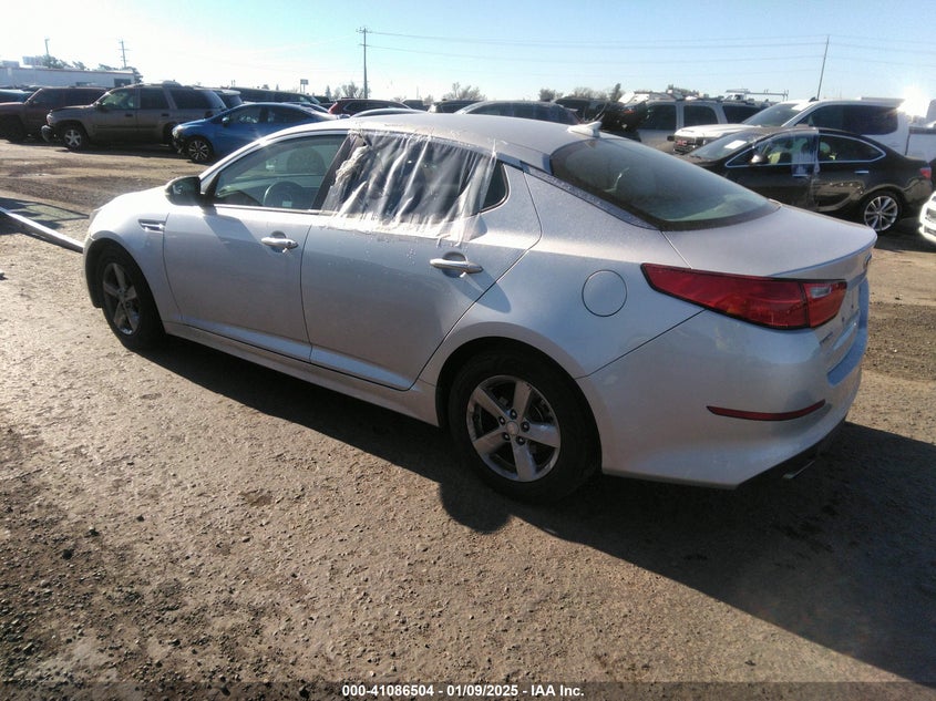 Vin: 5xxgm4a77eg336319, lot: 41576597, kia optima lx 20143