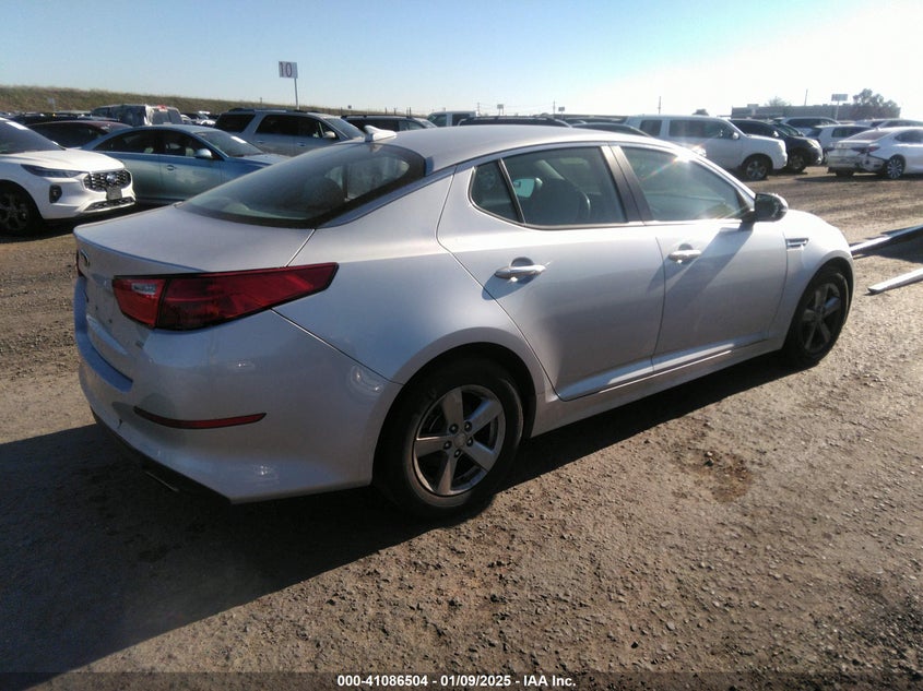 Vin: 5xxgm4a77eg336319, lot: 41576597, kia optima lx 20144