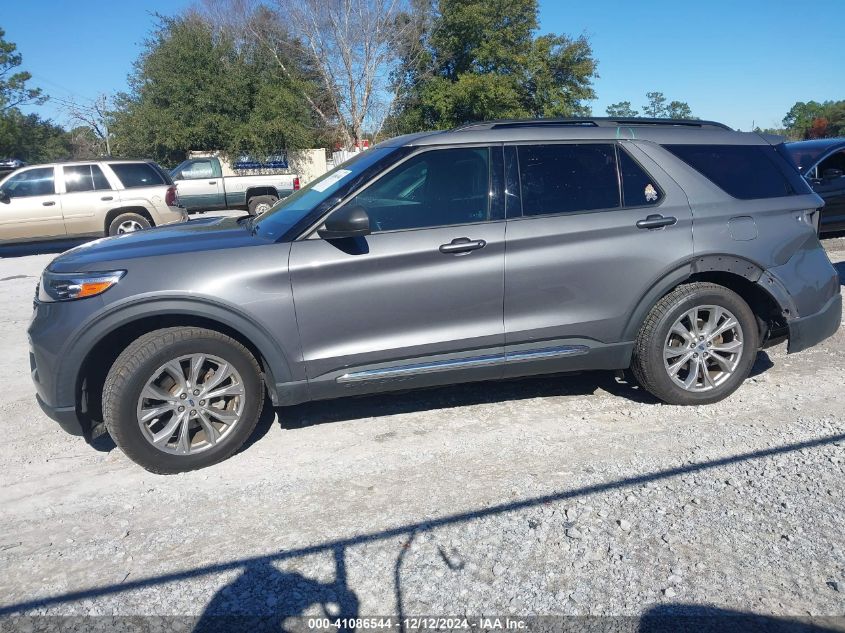 2021 Ford Explorer Xlt VIN: 1FMSK7DH2MGA45218 Lot: 41086544