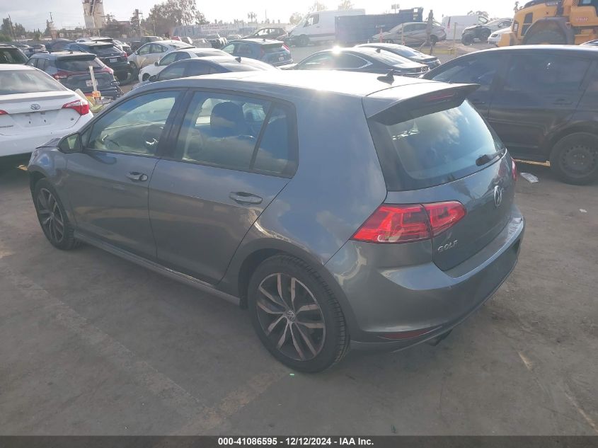 VIN 3VW217AU7FM004808 2015 Volkswagen Golf, Tsi Se... no.3