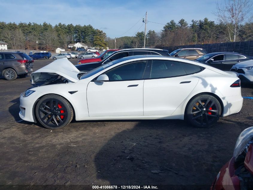 2023 Tesla Model S Plaid Tri Motor All-Wheel Drive VIN: 5YJSA1E64PF512509 Lot: 41086678