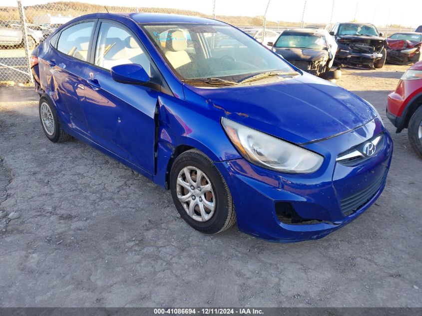 VIN KMHCT4AE2EU652183 2014 HYUNDAI ACCENT no.1