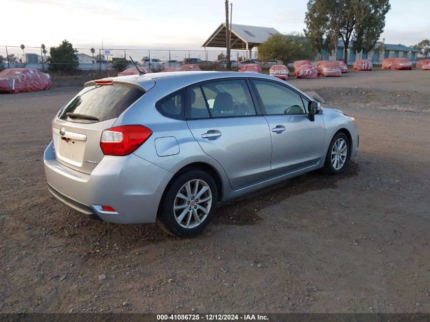 VIN JF1GPAC6XD2858740 2013 Subaru Impreza, 2.0I Pre... no.4