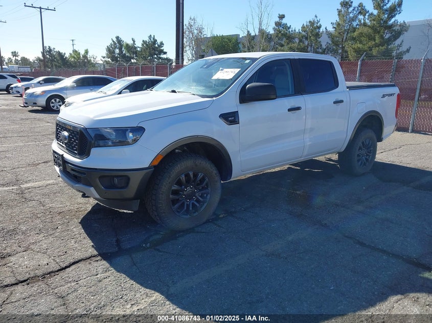 2019 FORD RANGER VIN: 1FTER4EH3KLA88111