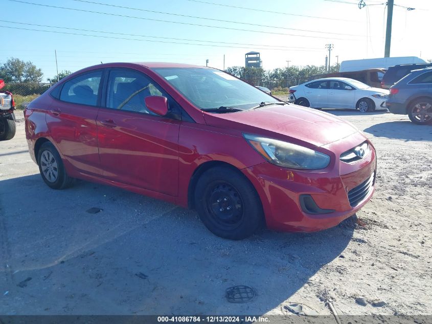 VIN KMHCT4AE5GU072736 2016 Hyundai Accent, SE no.1