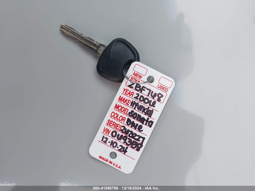 2006 HYUNDAI SONATA VIN: 5NPEU46F06H069358