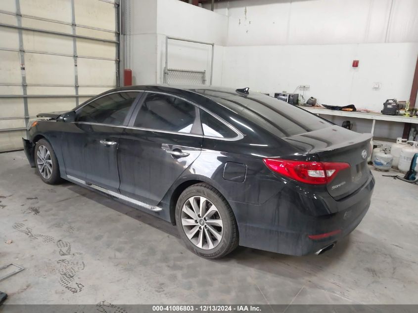 VIN 5NPE34AFXGH432678 2016 Hyundai Sonata, Sport no.3