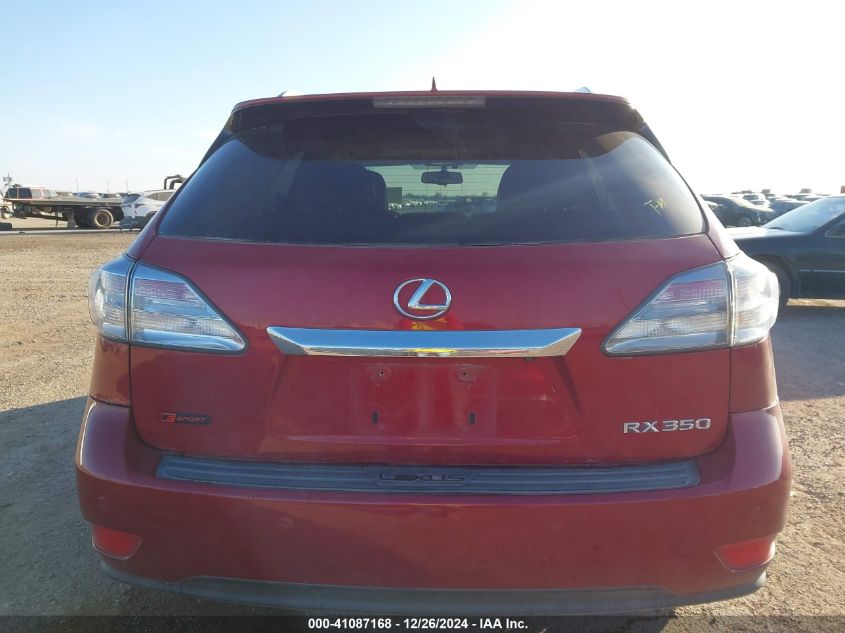 2011 Lexus Rx 350 VIN: 2T2ZK1BA7BC062710 Lot: 41087168