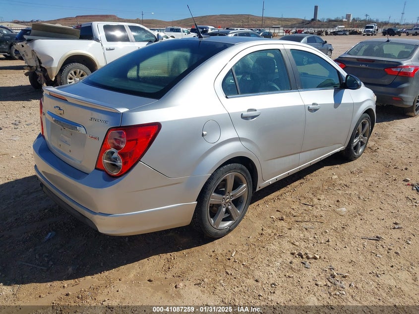 2014 CHEVROLET SONIC VIN: 1G1JG5SB4E4207267