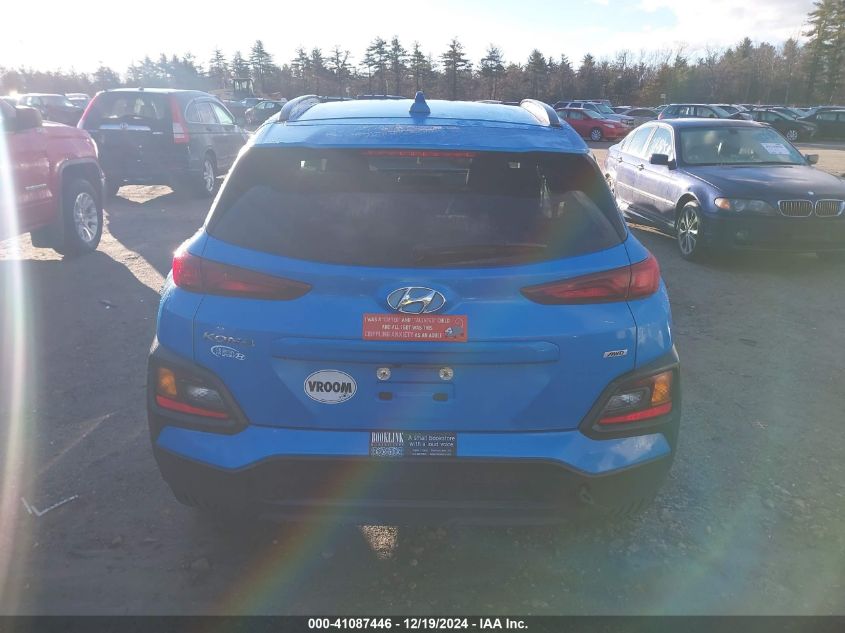 2021 Hyundai Kona Sel Plus VIN: KM8K6CAA7MU602128 Lot: 41087446