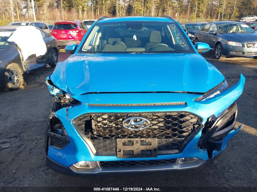 2021 Hyundai Kona Sel Plus VIN: KM8K6CAA7MU602128 Lot: 41087446