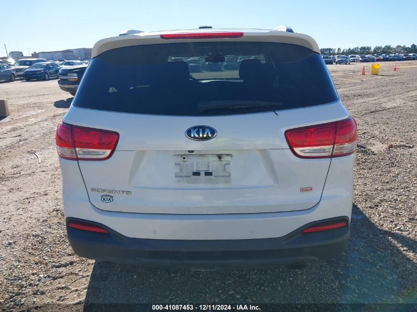 2016 Kia Sorento 2.4L Lx VIN: 5XYPGDA33GG061132 Lot: 41087453