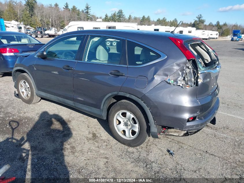 VIN 5J6RM4H33GL123523 2016 Honda CR-V, LX no.3