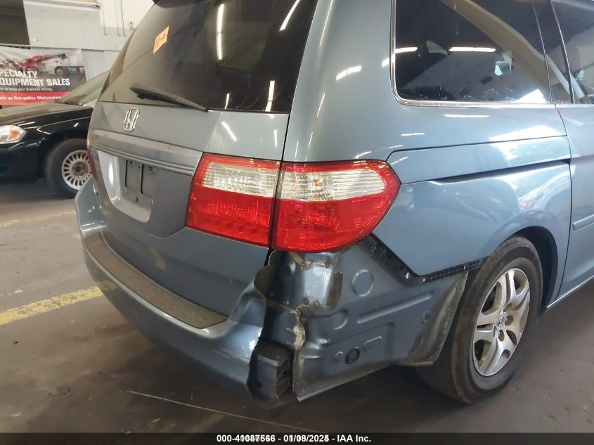 2006 Honda Odyssey Ex-L VIN: 5FNRL38676B095689 Lot: 41087566