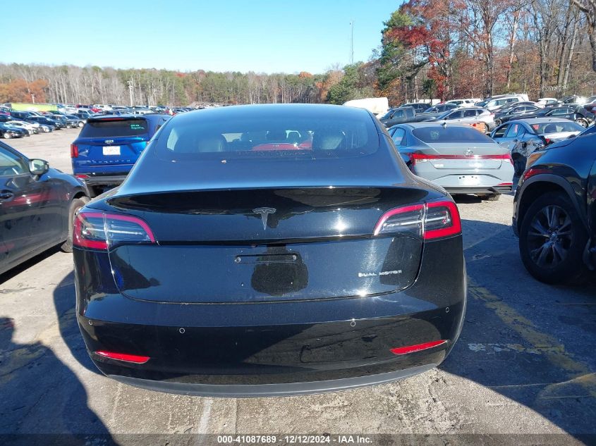 2020 Tesla Model 3 Long Range Dual Motor All-Wheel Drive VIN: 5YJ3E1EB8LF600849 Lot: 41087689