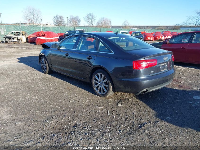 2013 AUDI A6 3.0T PREMIUM PLUS - WAUGGAFC5DN032143