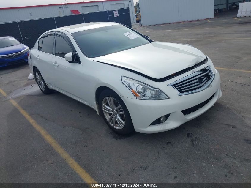 VIN JN1CV6AP0DM720560 2013 INFINITI G37 no.1